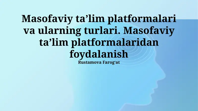 Learning Management System (LMS) platformalari