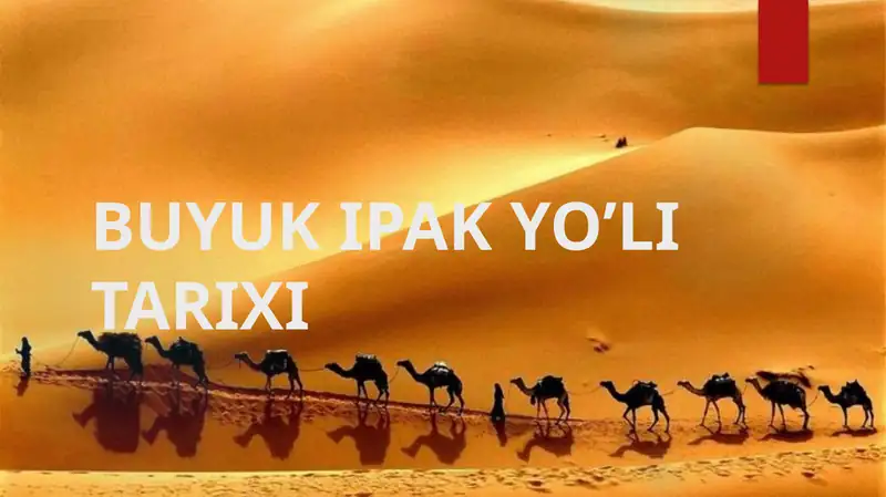 Buyuk Ipak Yo'li Tarixi