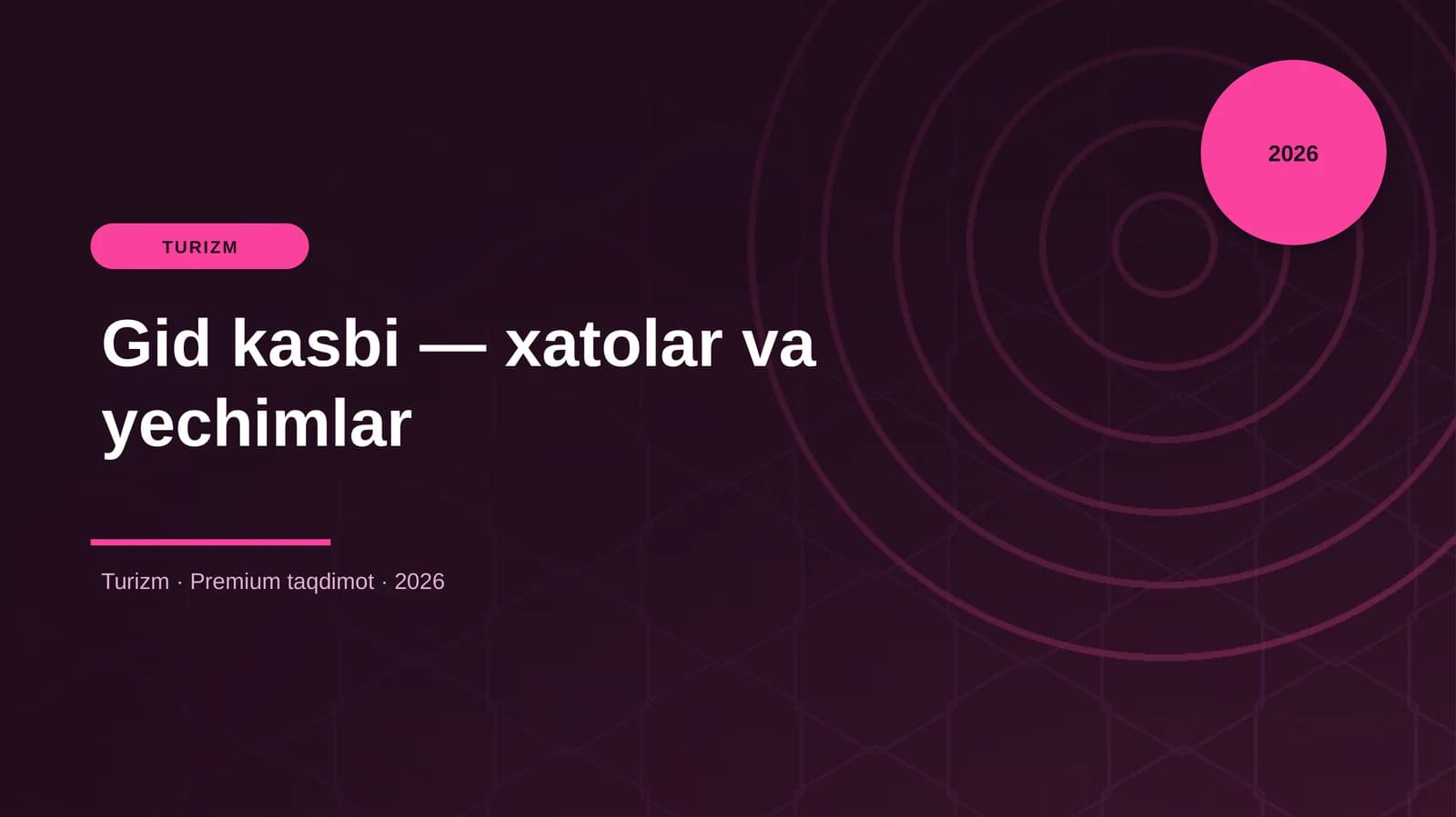 Gid kasbi — xatolar va yechimlar