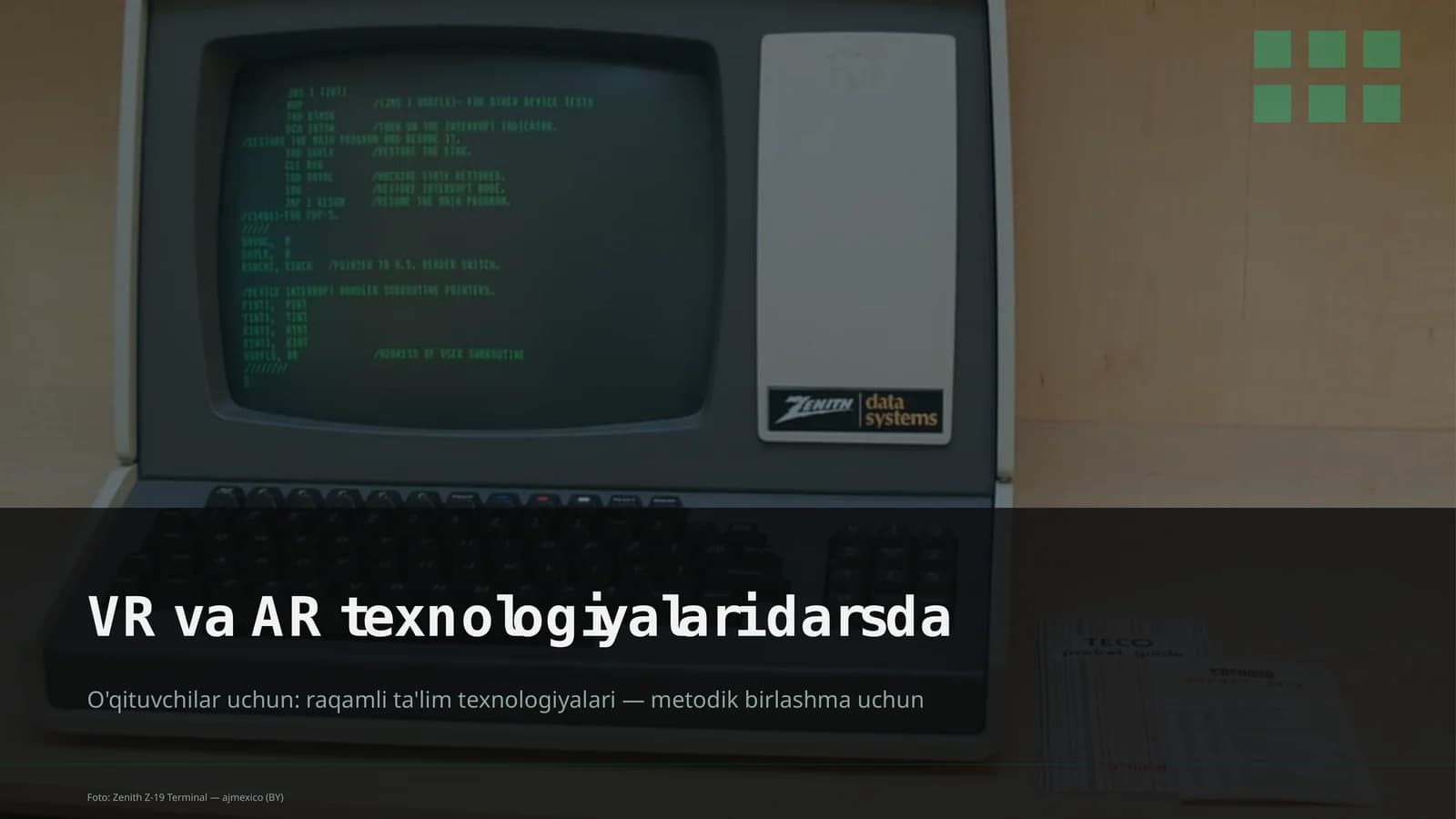 VR va AR texnologiyalari darsda