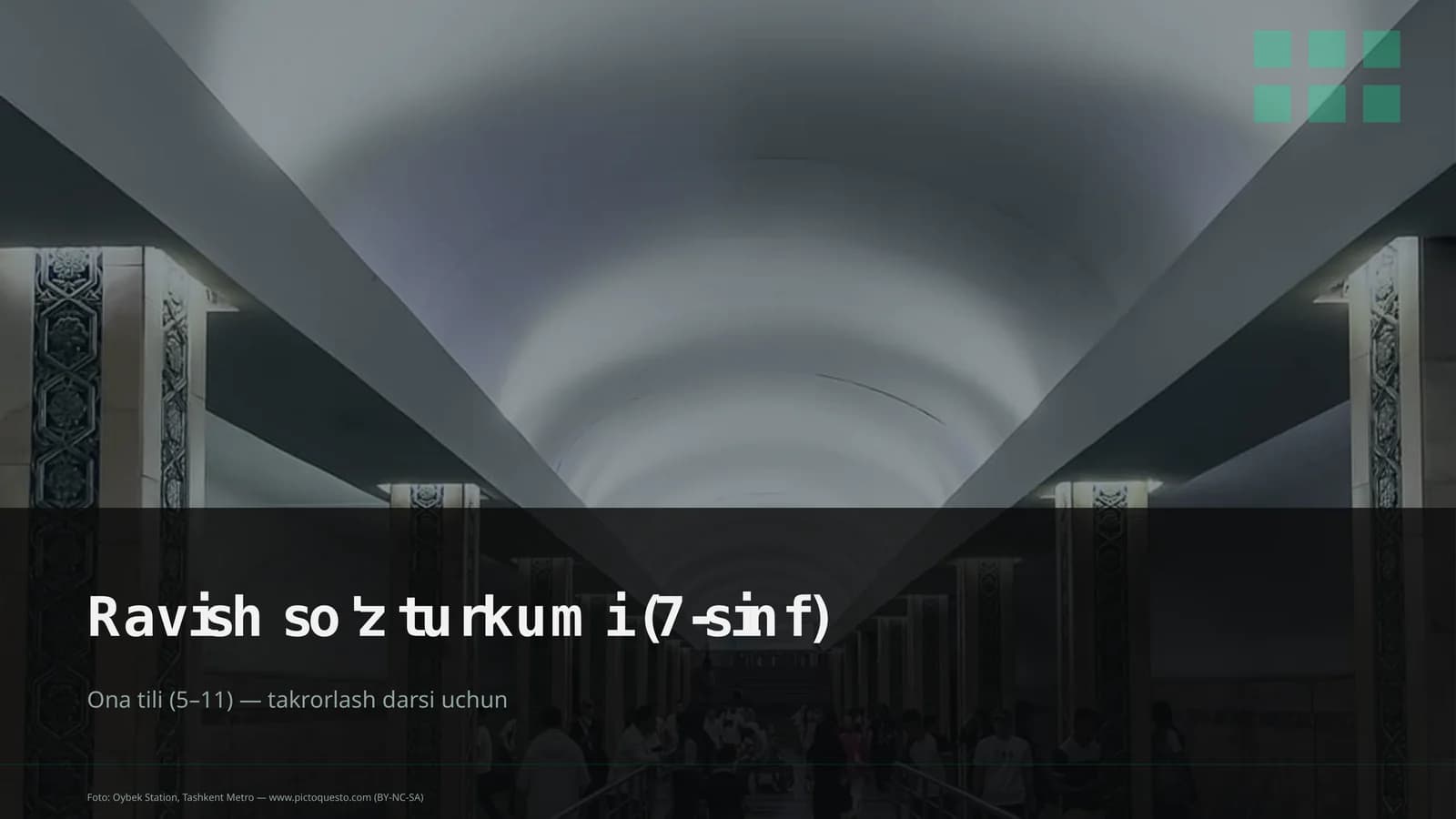 Ravish so'z turkumi (7-sinf)
