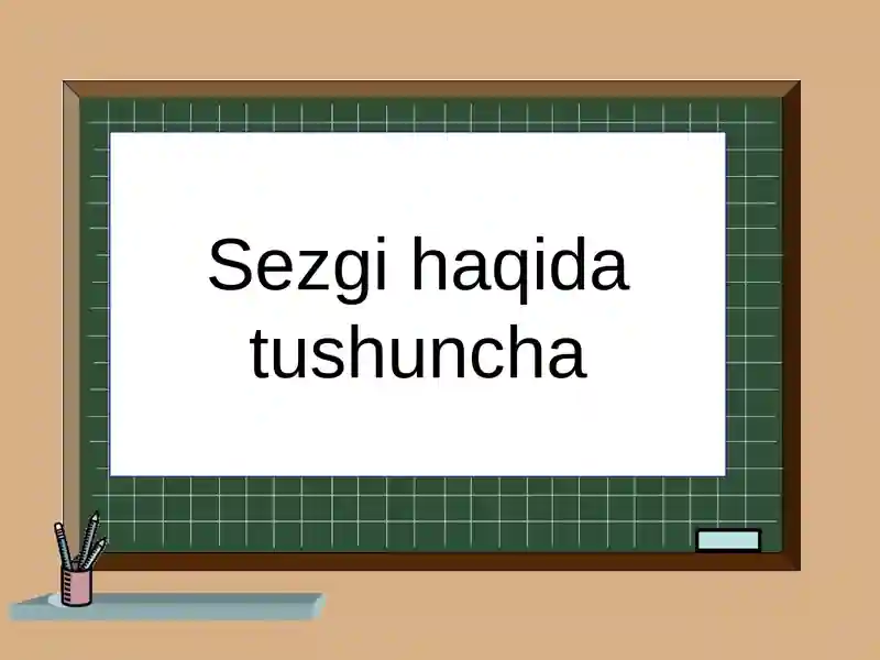 Sezgihaqidatushuncha