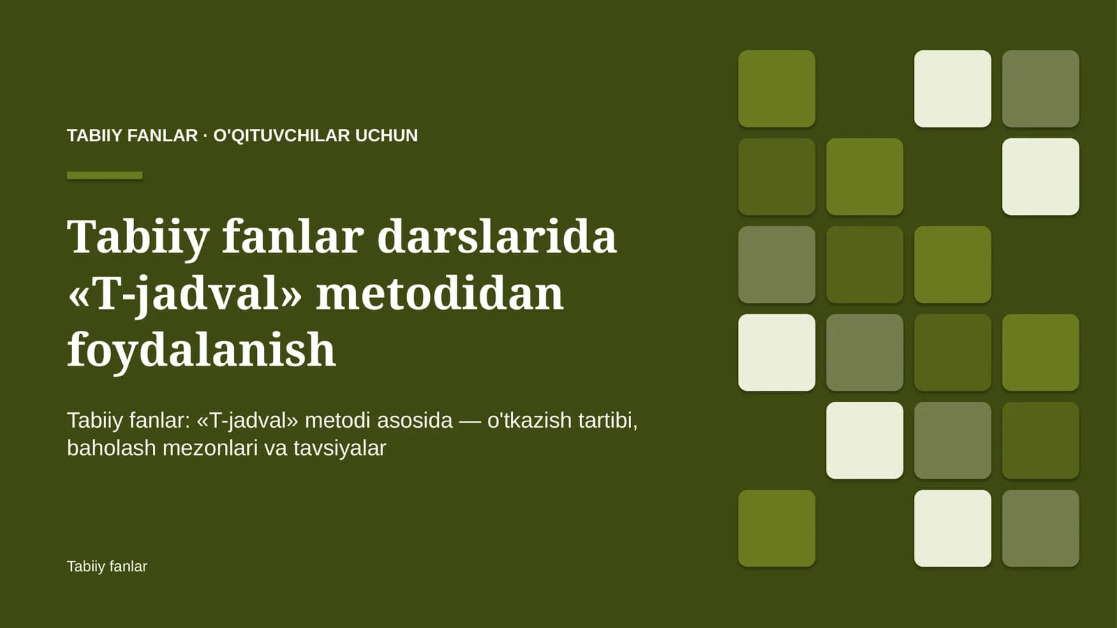 tabiiy fanlar darslarida t jadval metodidan foydalanish 3553