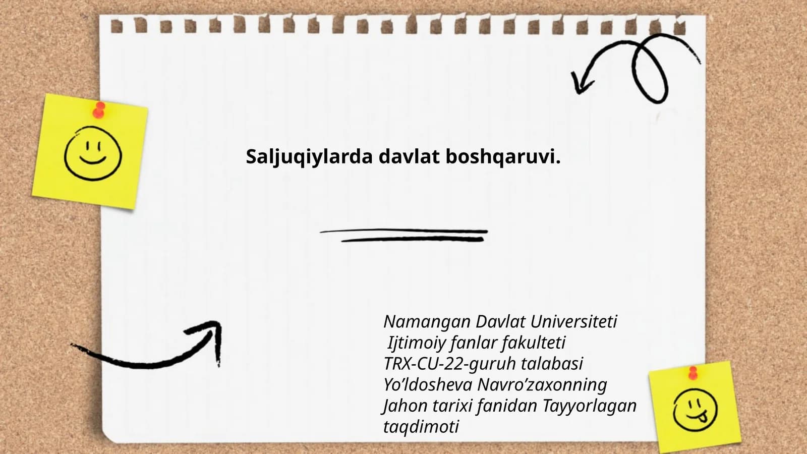 Jahon tarixi fanidan Tayyorlagan taqdimoti