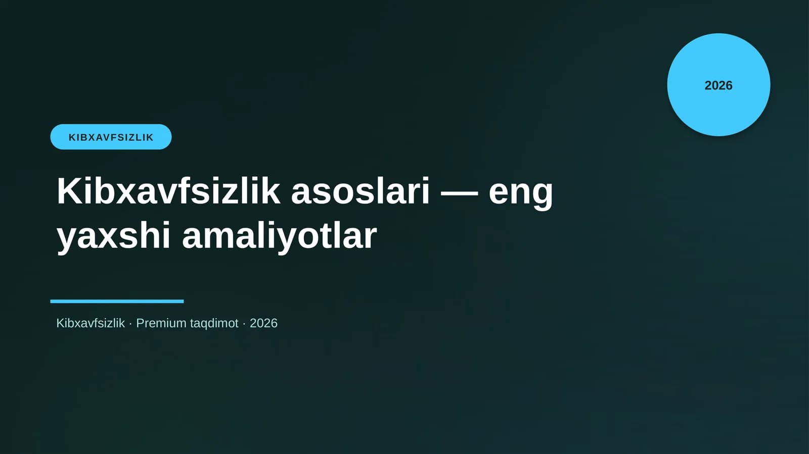 Kibxavfsizlik