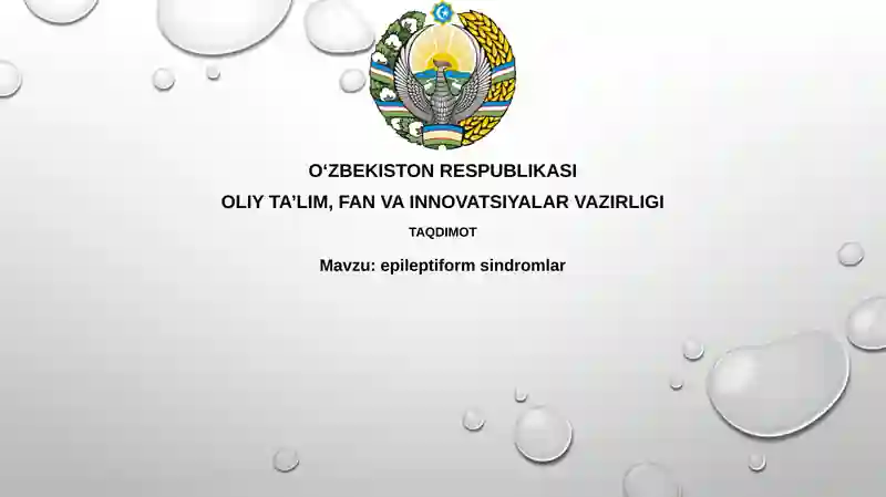 Epileptiform Sindromlar