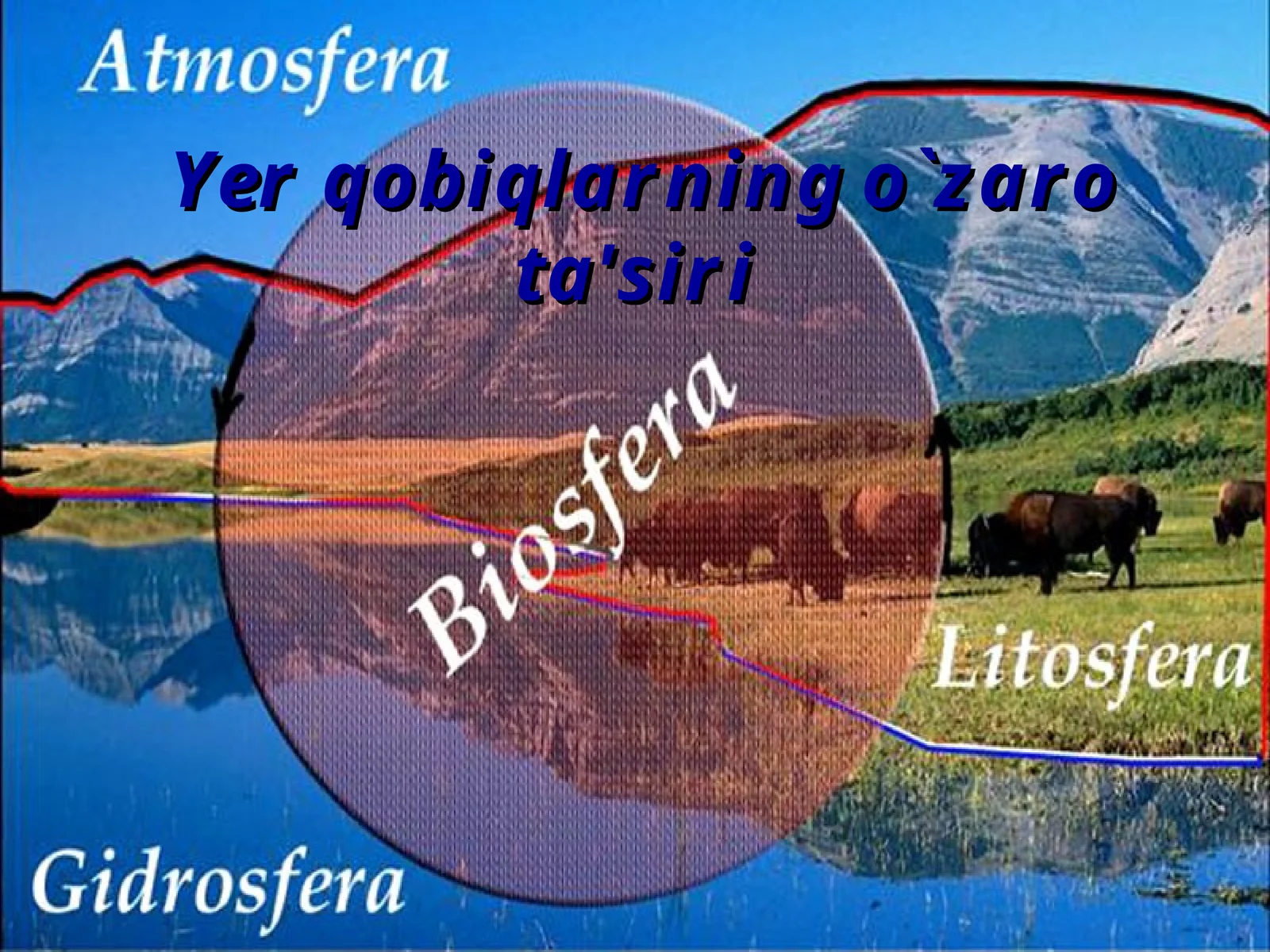 Yer qobiqlarning o`zaro ta'siri