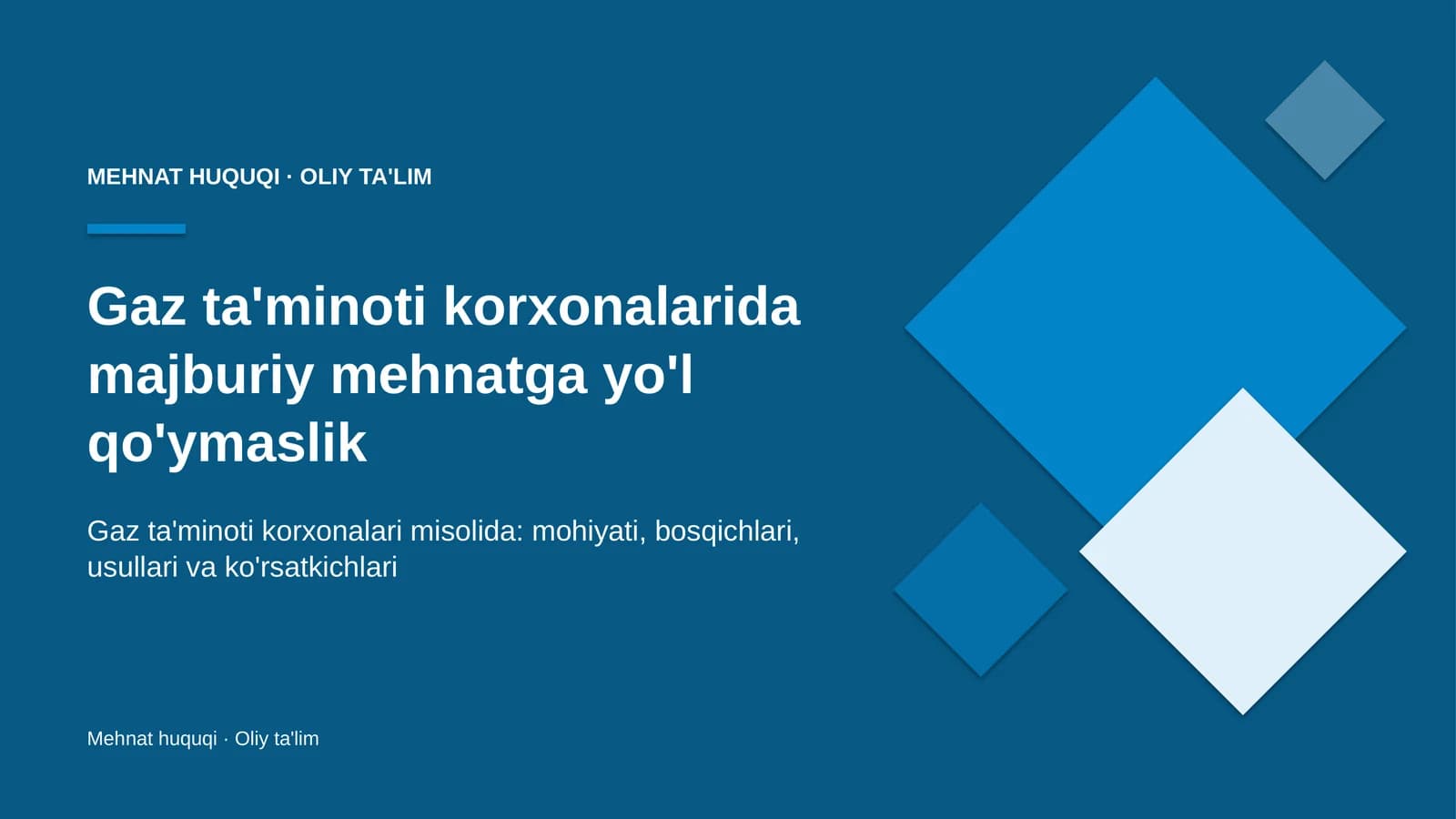 gaz ta'minoti korxonalarida majburiy mehnatga yo'l qo'ymaslik 4279