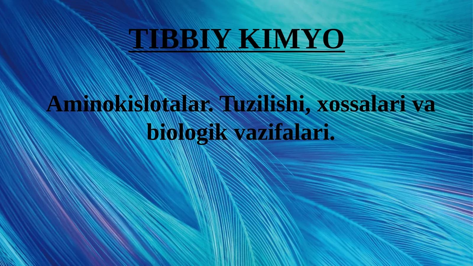 Aminokislotalar