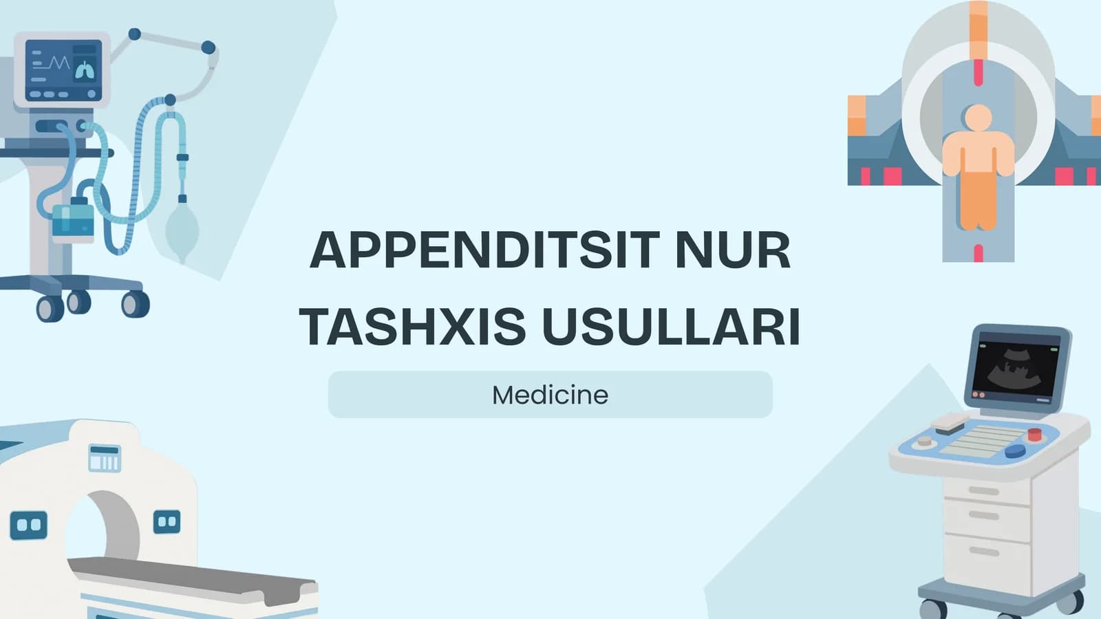Appenditsit nur tashxis usullari.