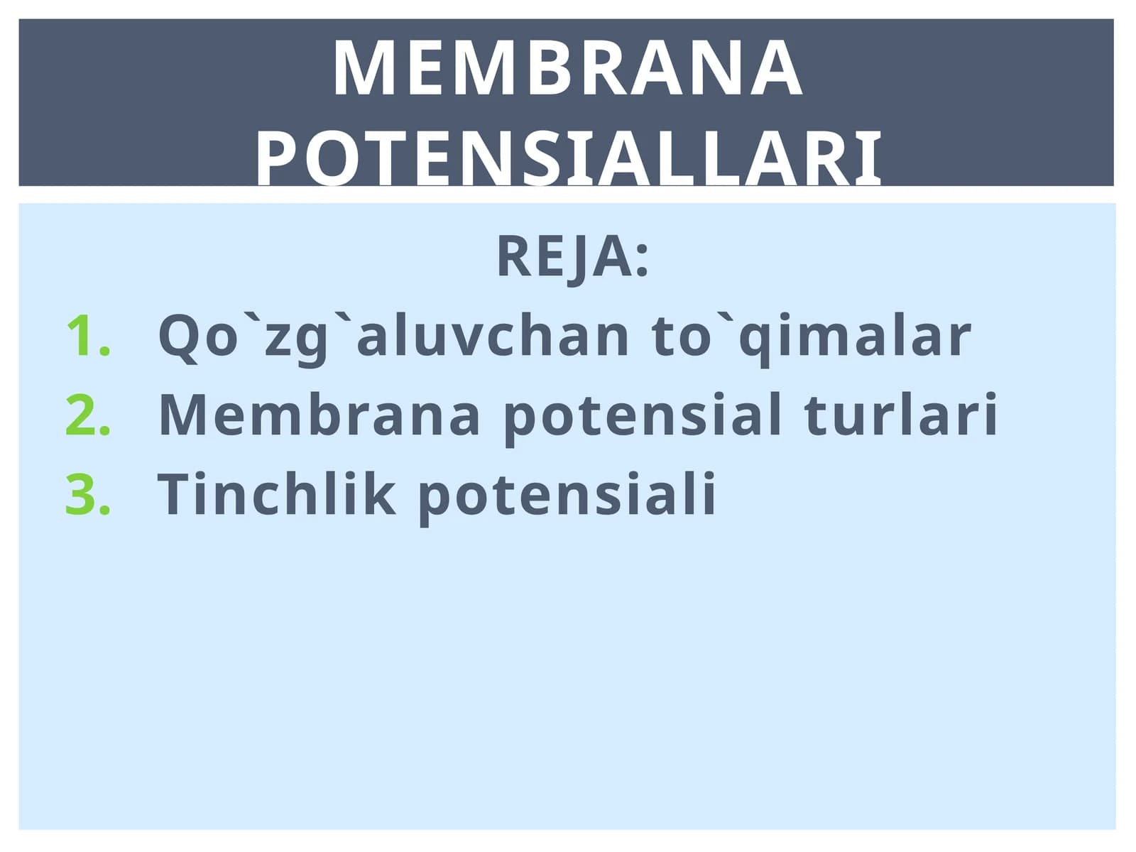 Membranapotensiallari