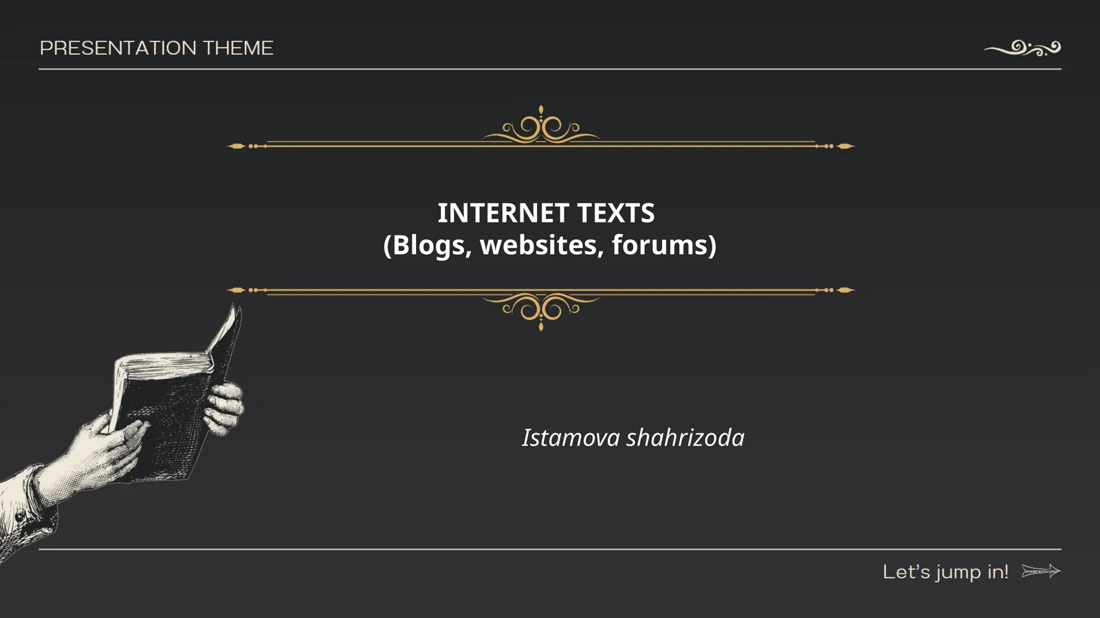 INTERNET TEXTS