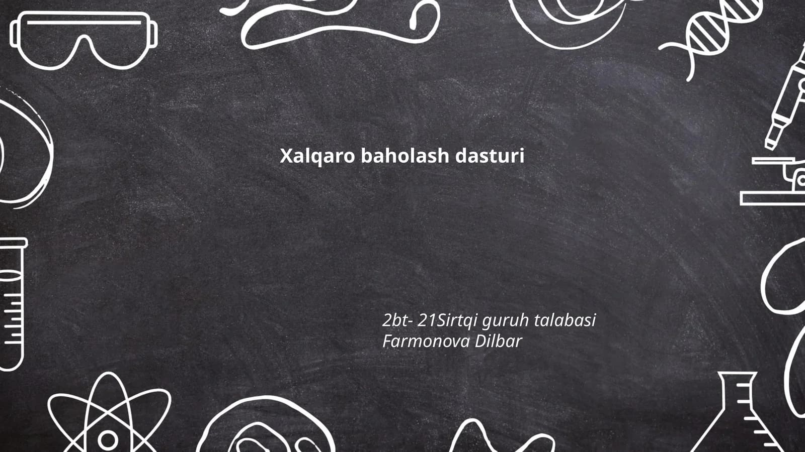 Xalqaro baholash dasturi