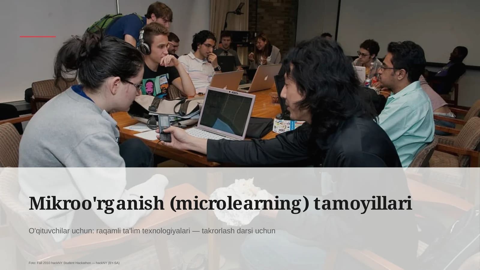 Mikroo'rganish (microlearning) tamoyillari