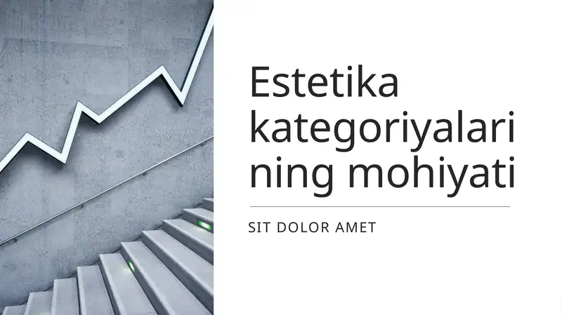 Estetika kategoriyalarining mohiyati