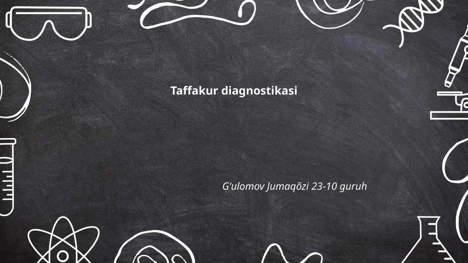 Taffakur diagnostikasi