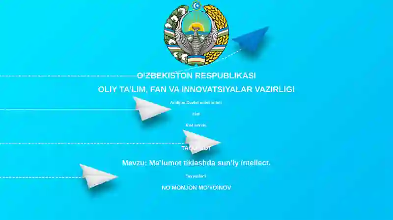 Ma’lumot tiklashda sun’iy intellect