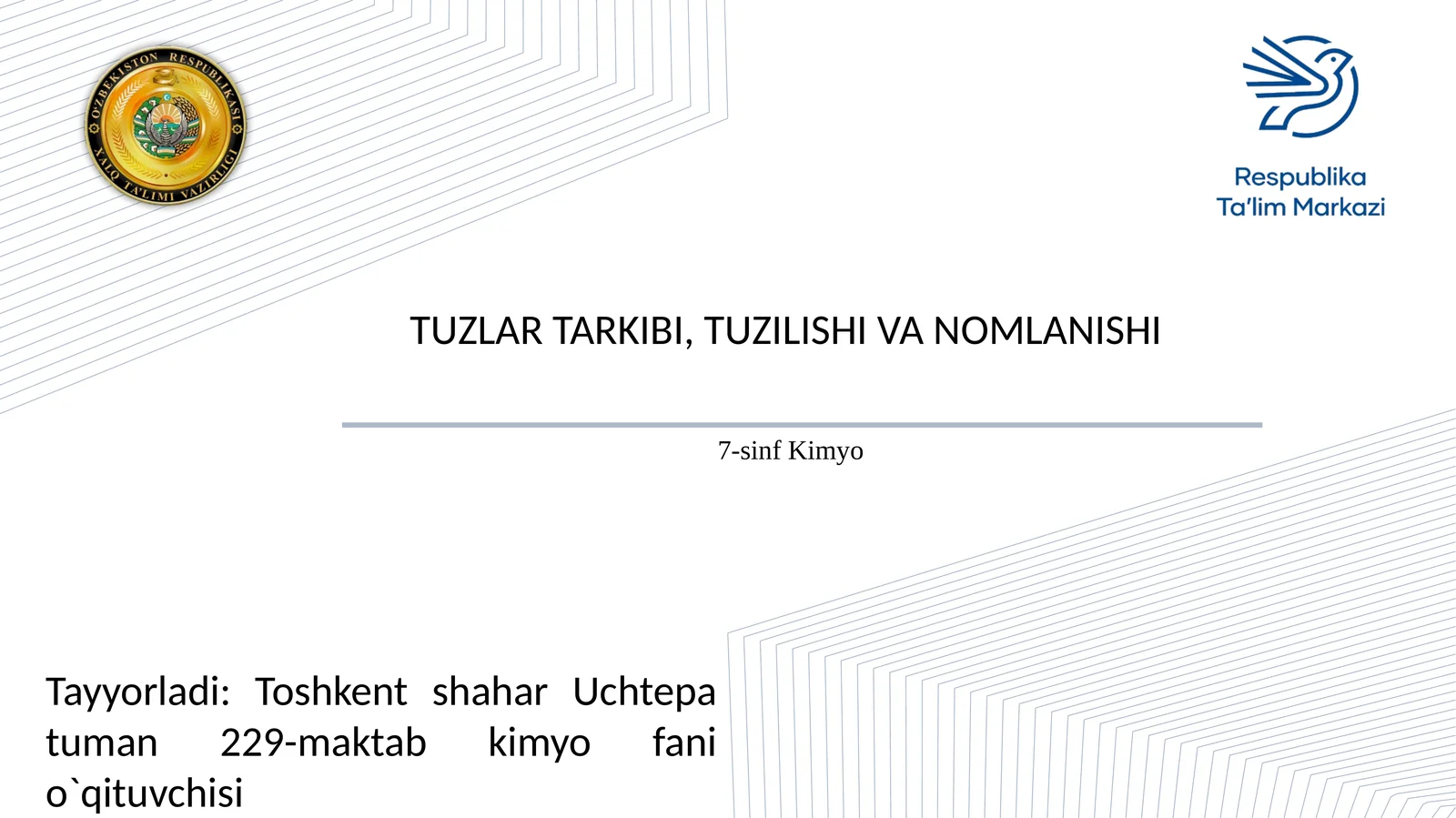 7-sinf Kimyo