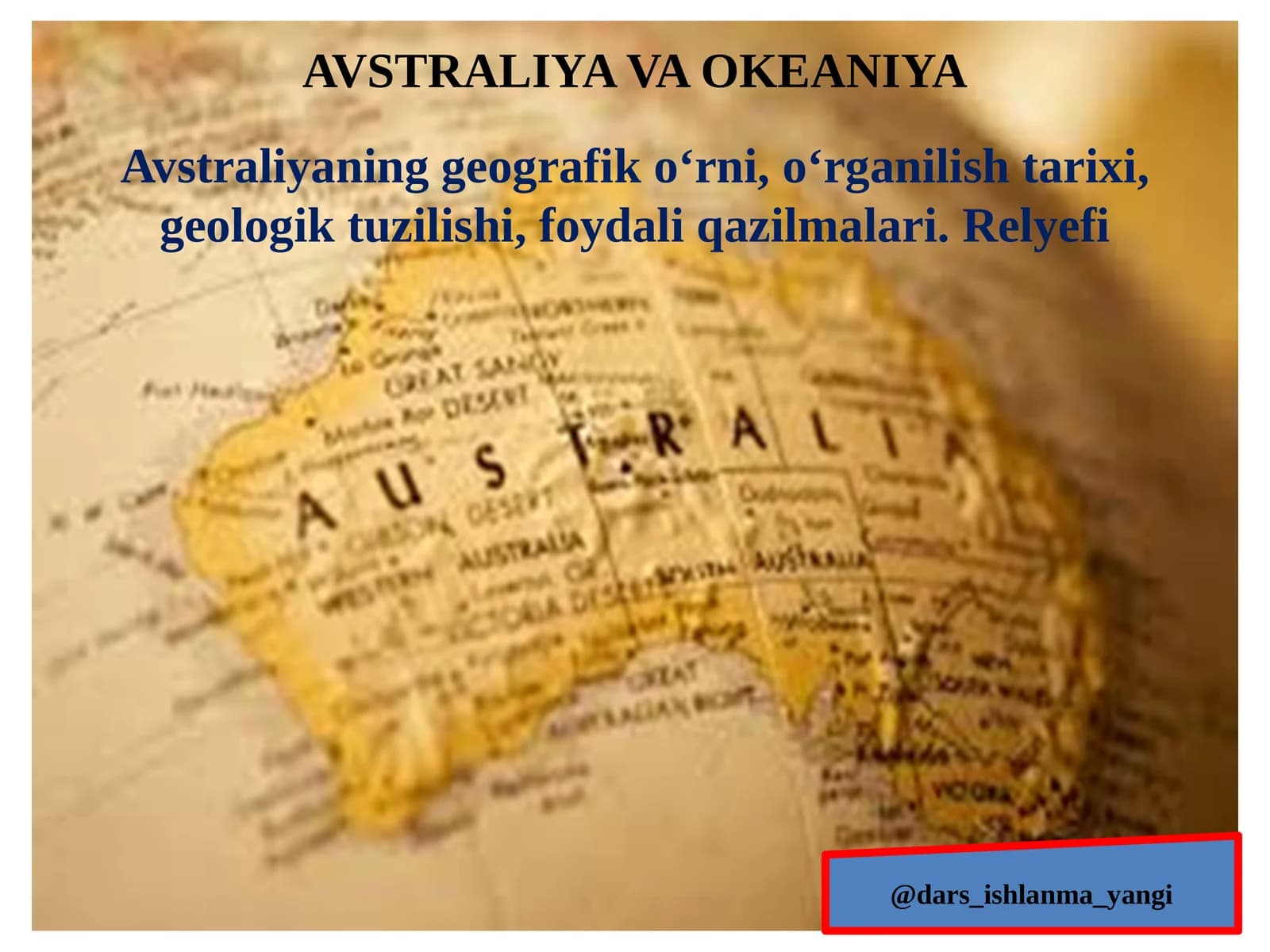 AVSTRALIYA VA OKEANIYA