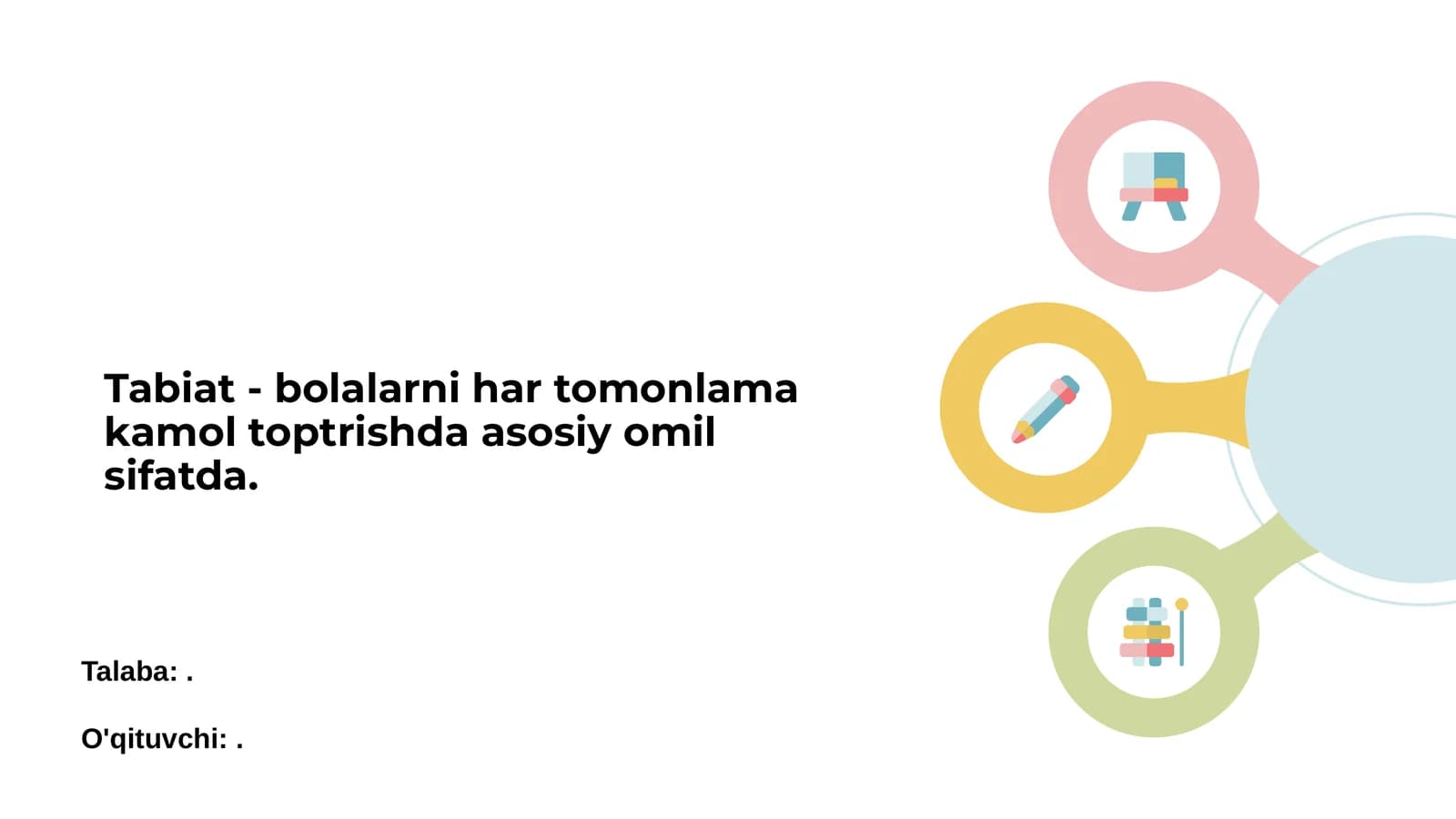 Tabiat va uning roli