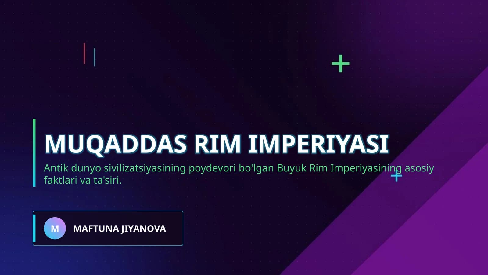 MUQADDAS RIM IMPERIYASI
