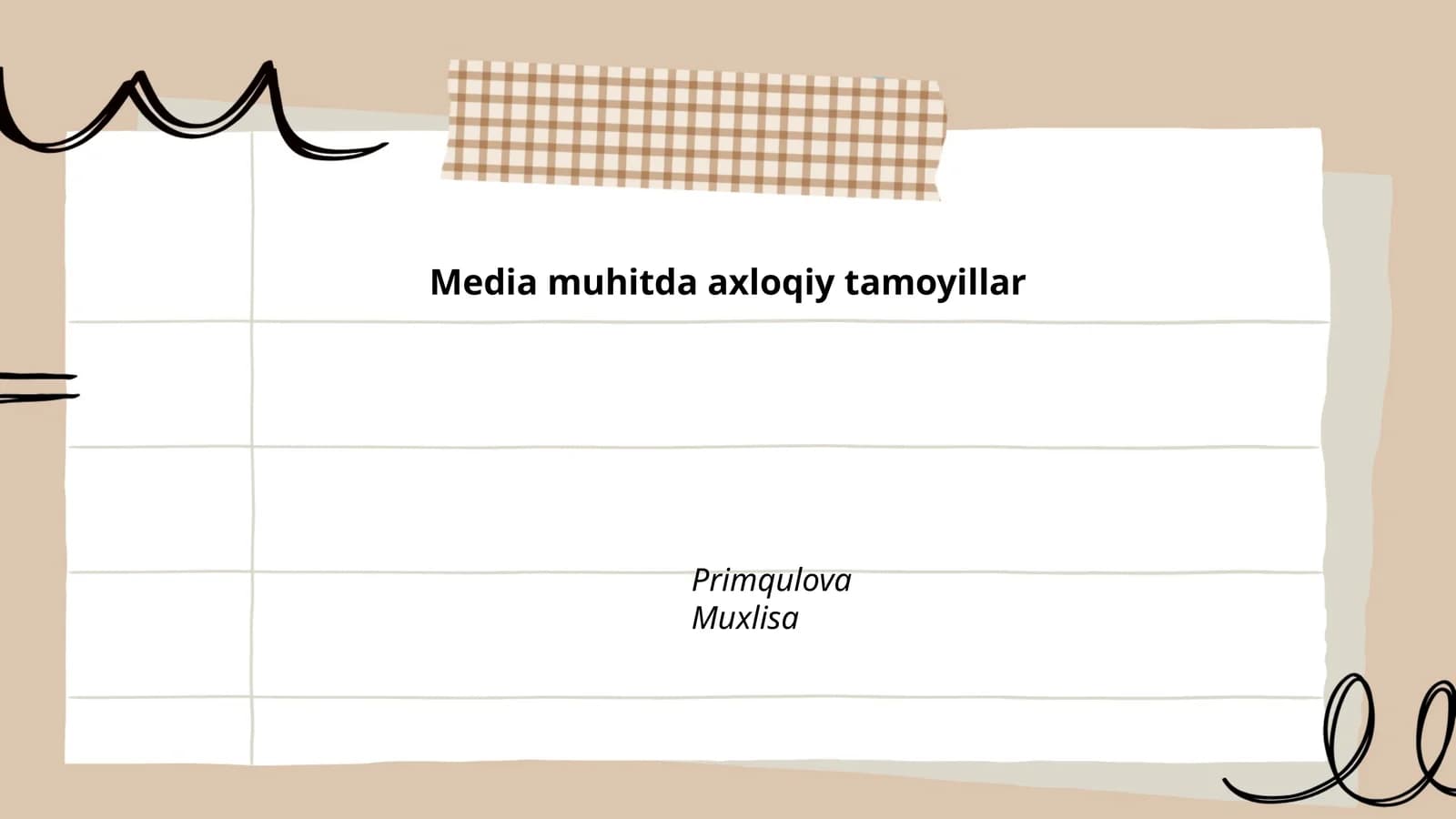 Media axloqiy me'yorlari