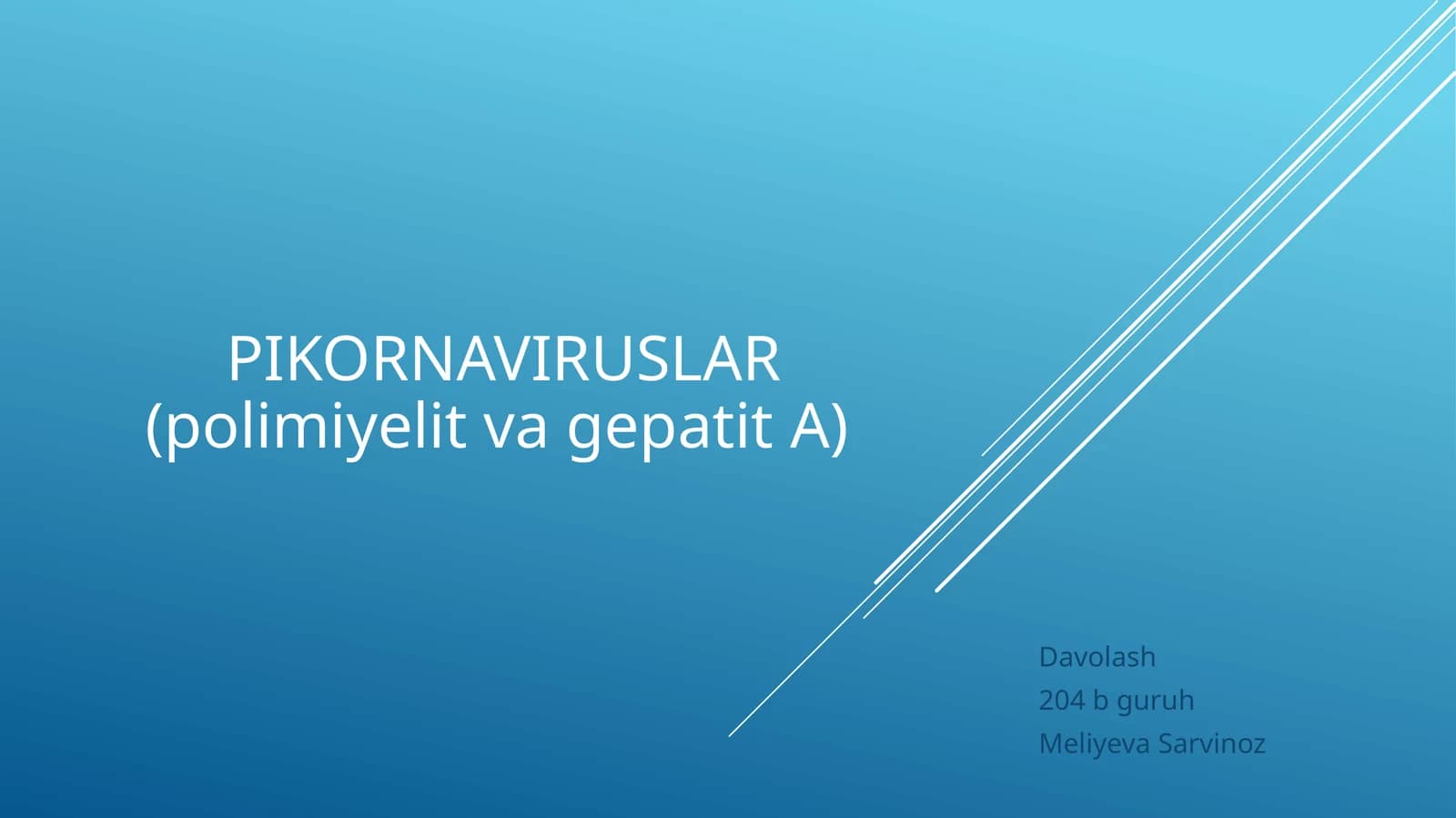 pikornaviruslar(polimiyelitvagepatita)