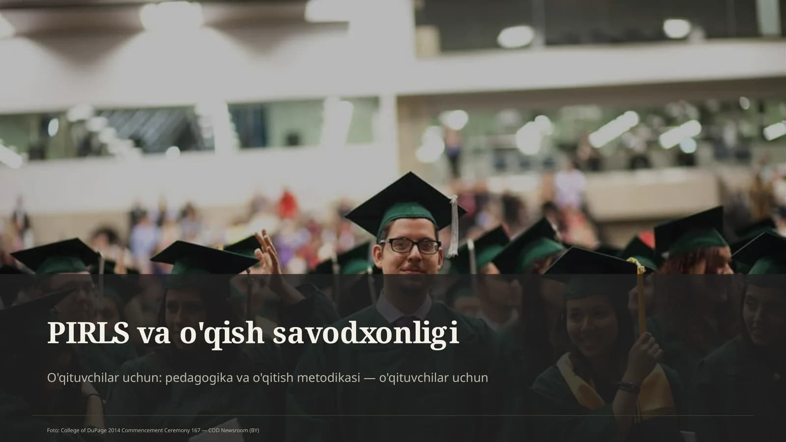 PIRLS va o'qish savodxonligi