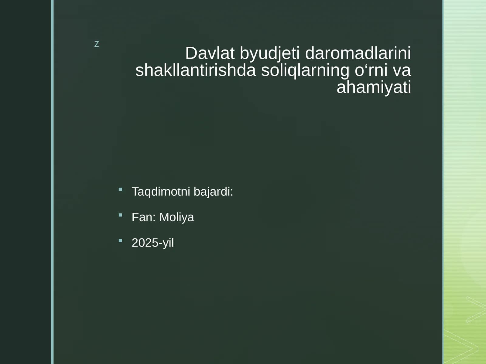 Davlat byudjeti daromadlari