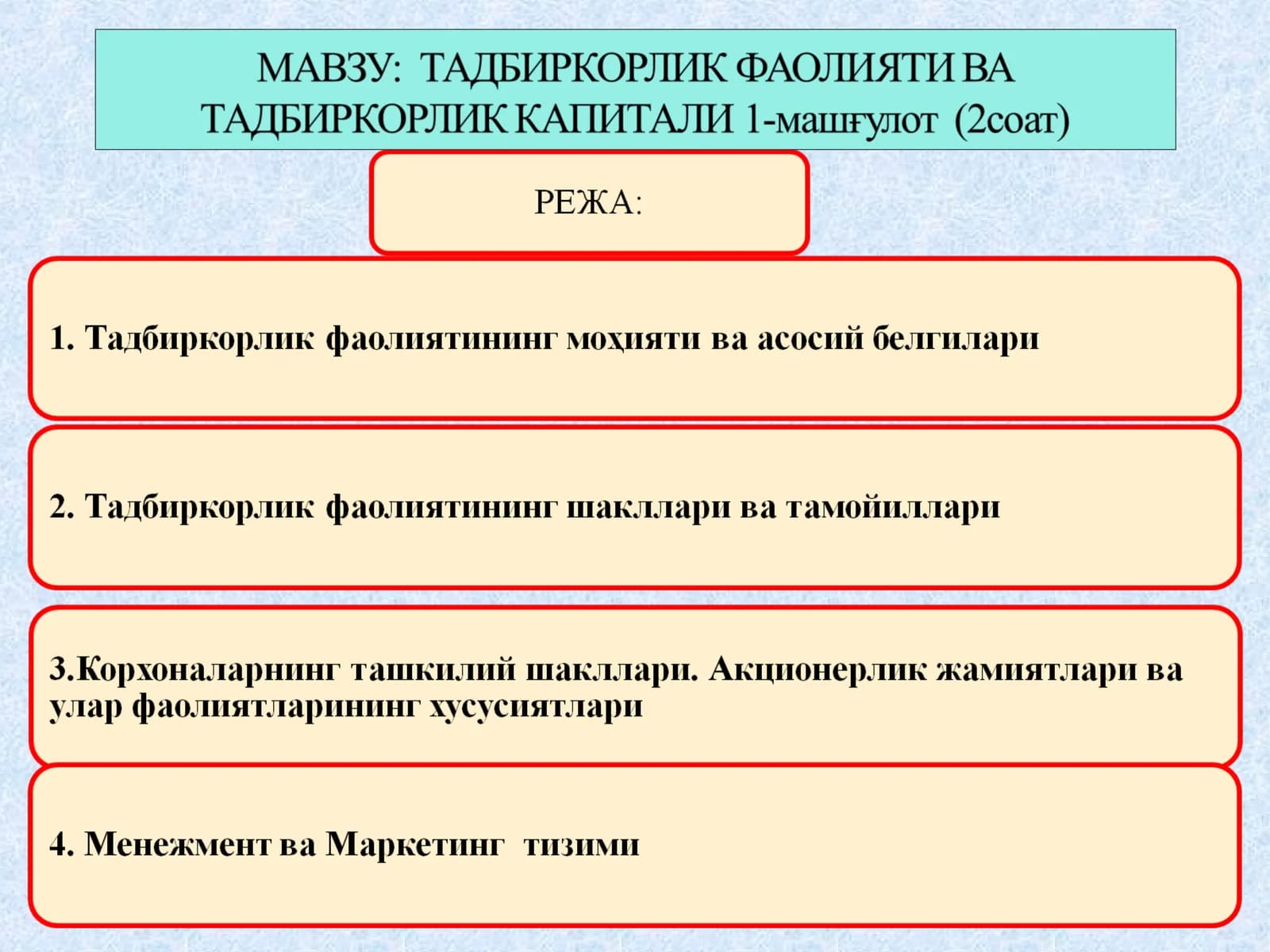 Ишлабчиқариш жараёнида иқтисодий ресурсларни бирлаштириш