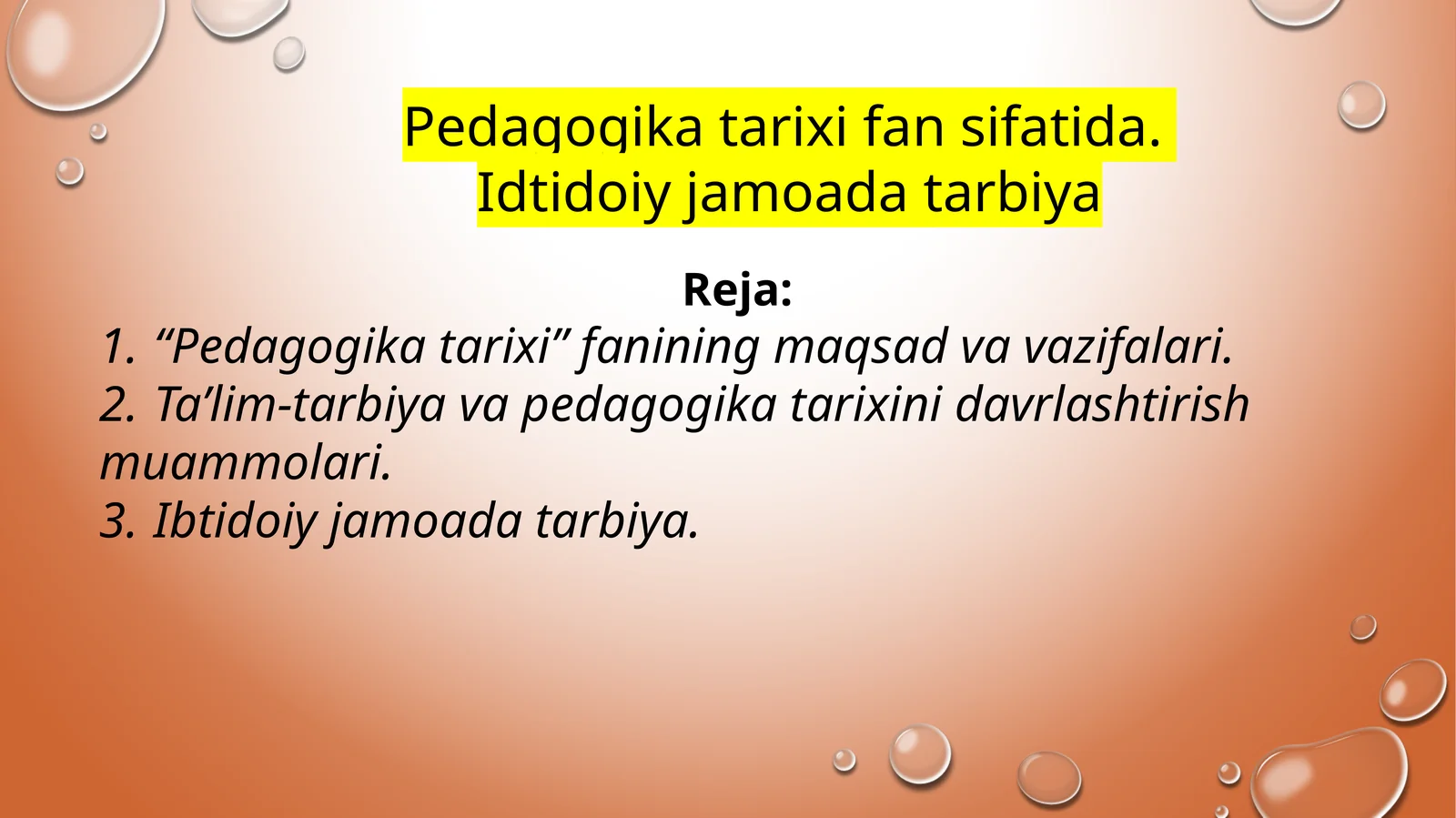 Pedagogika tarixi
