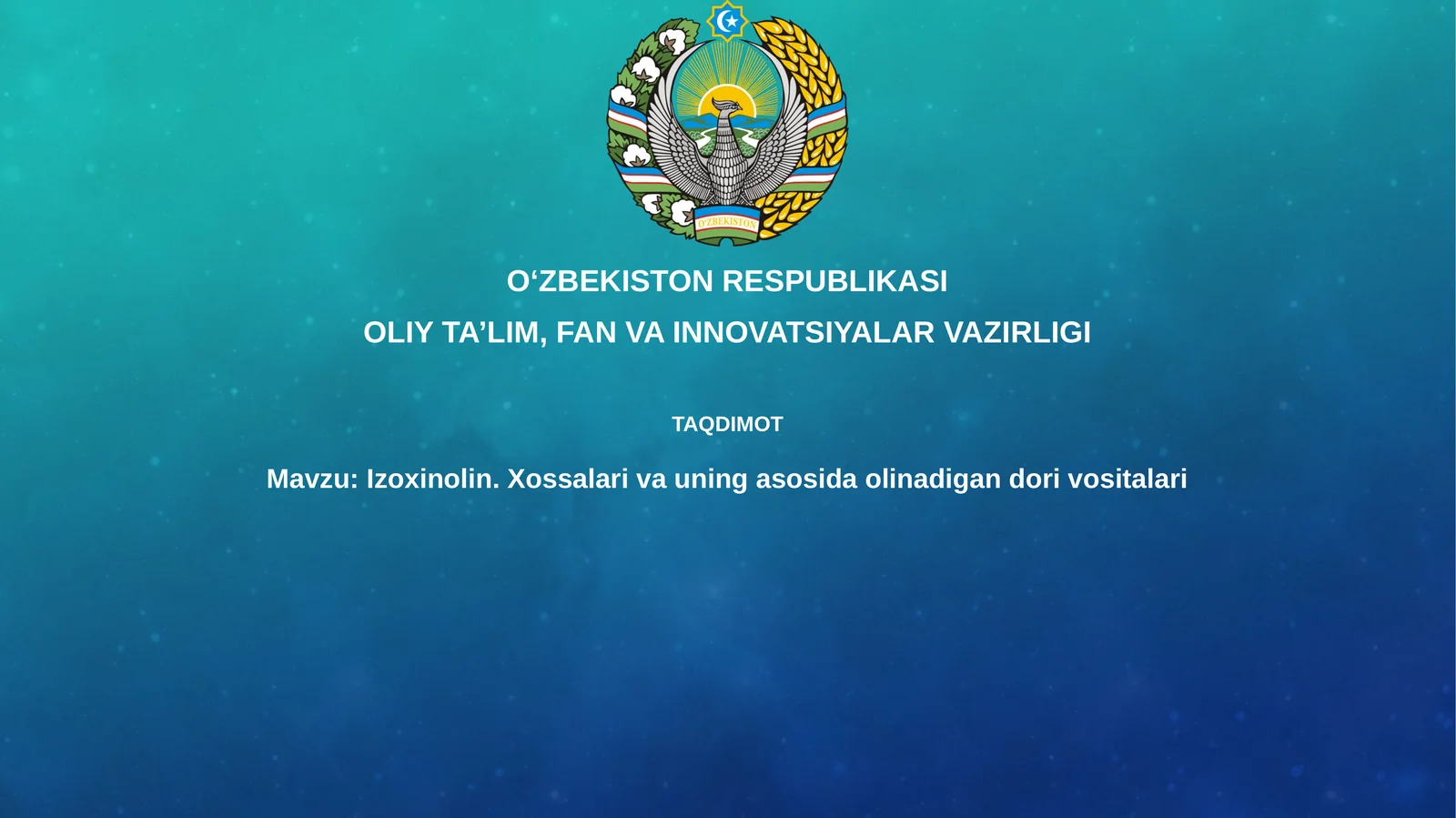 Izokinolin dorilari