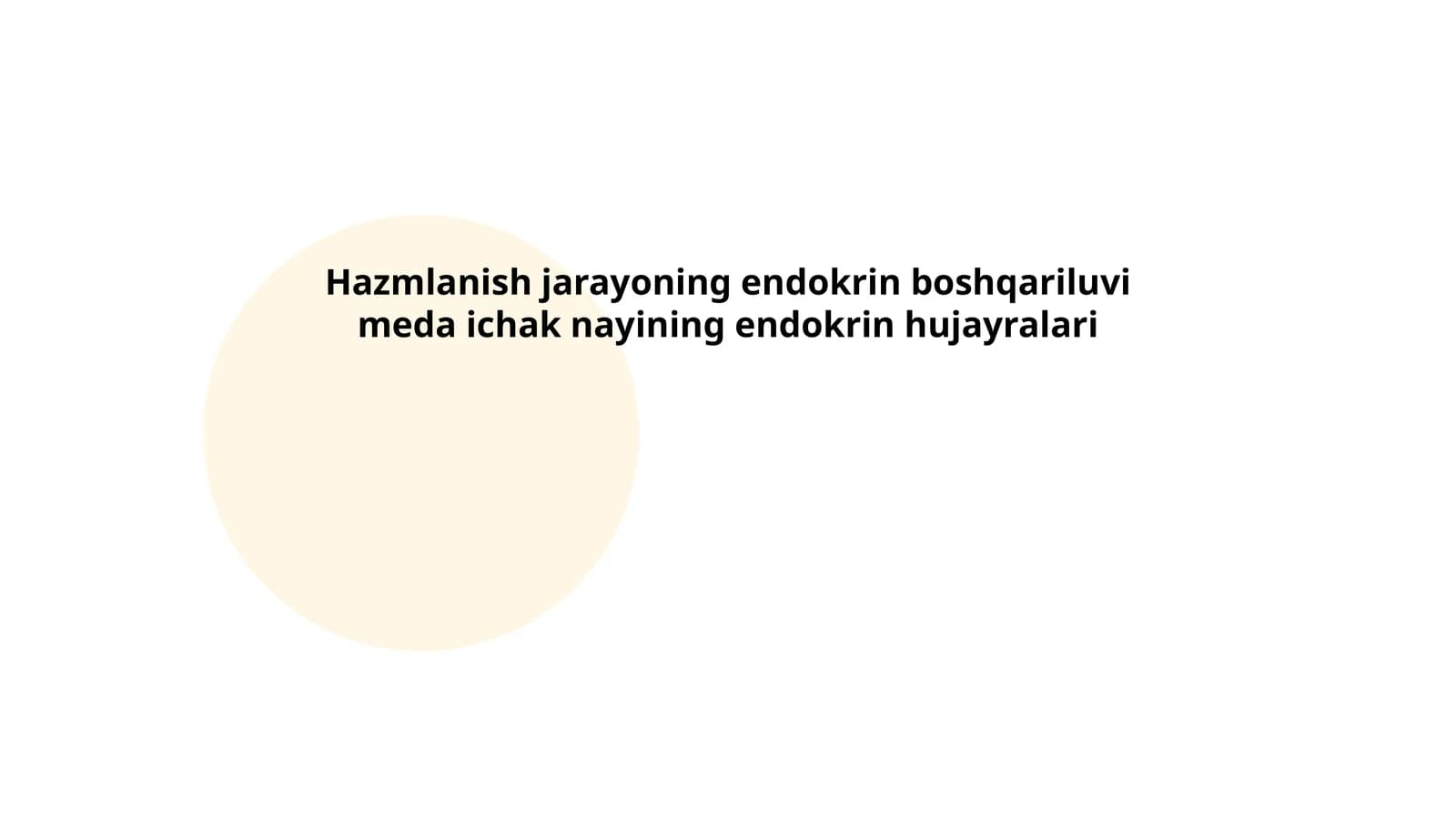 Meda ichak nayining endokrin hujayralari
