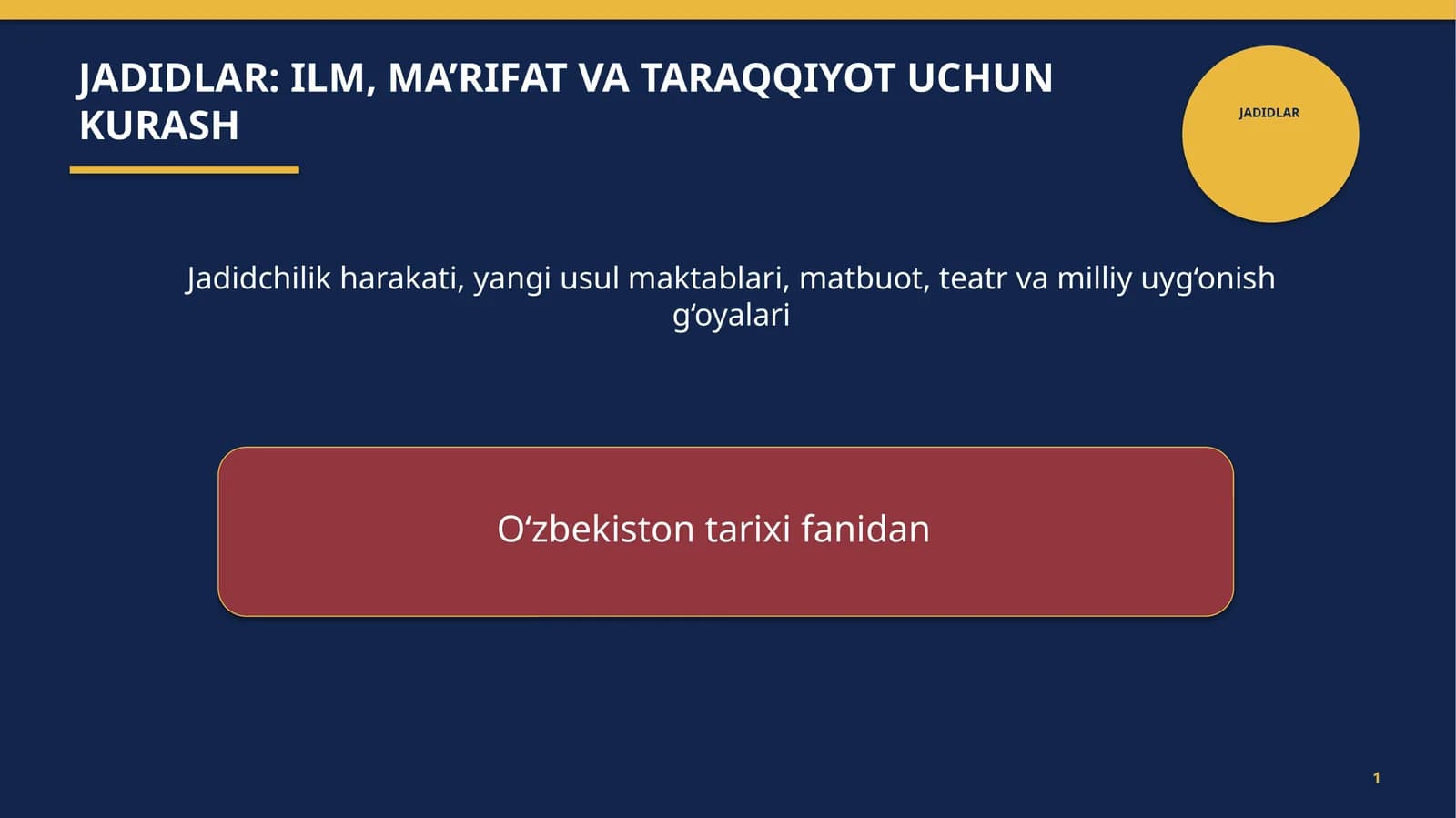 JADIDLAR