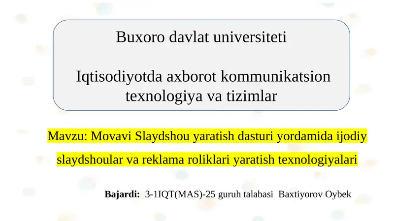 Product slide 1