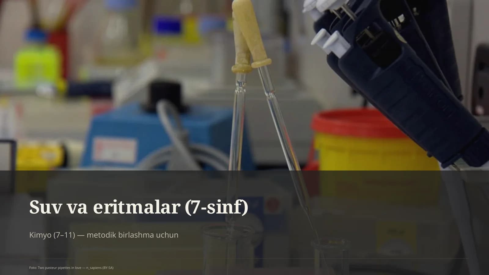 Suv va eritmalar (7-sinf)