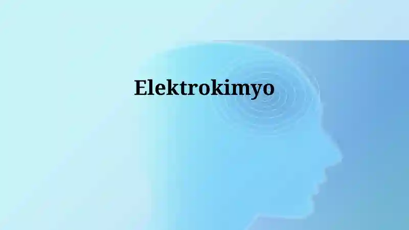 Elektrokimyo