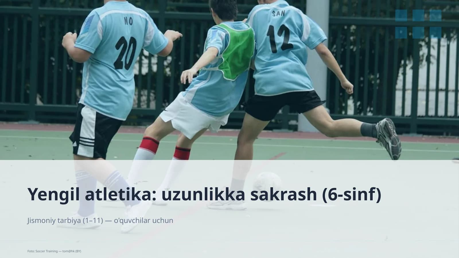 Yengil atletika: uzunlikka sakrash (6-sinf)