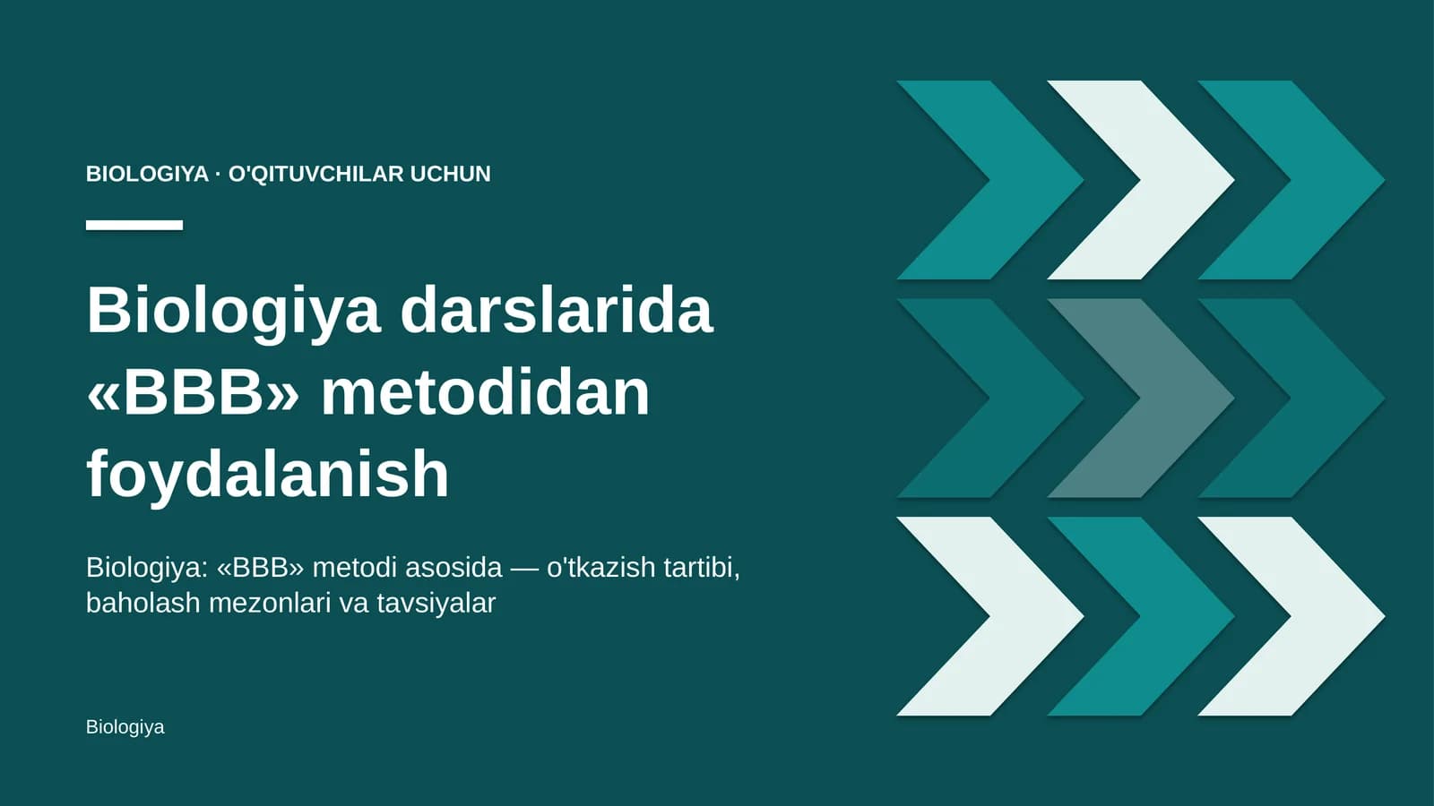 biologiya darslarida bbb metodidan foydalanish 8637
