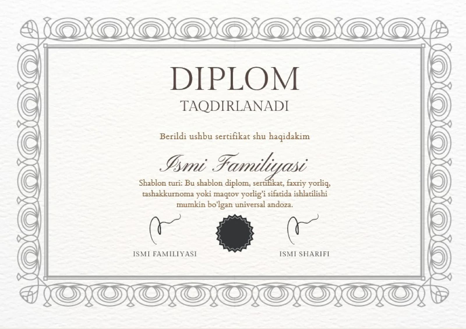 Shablon Diplom