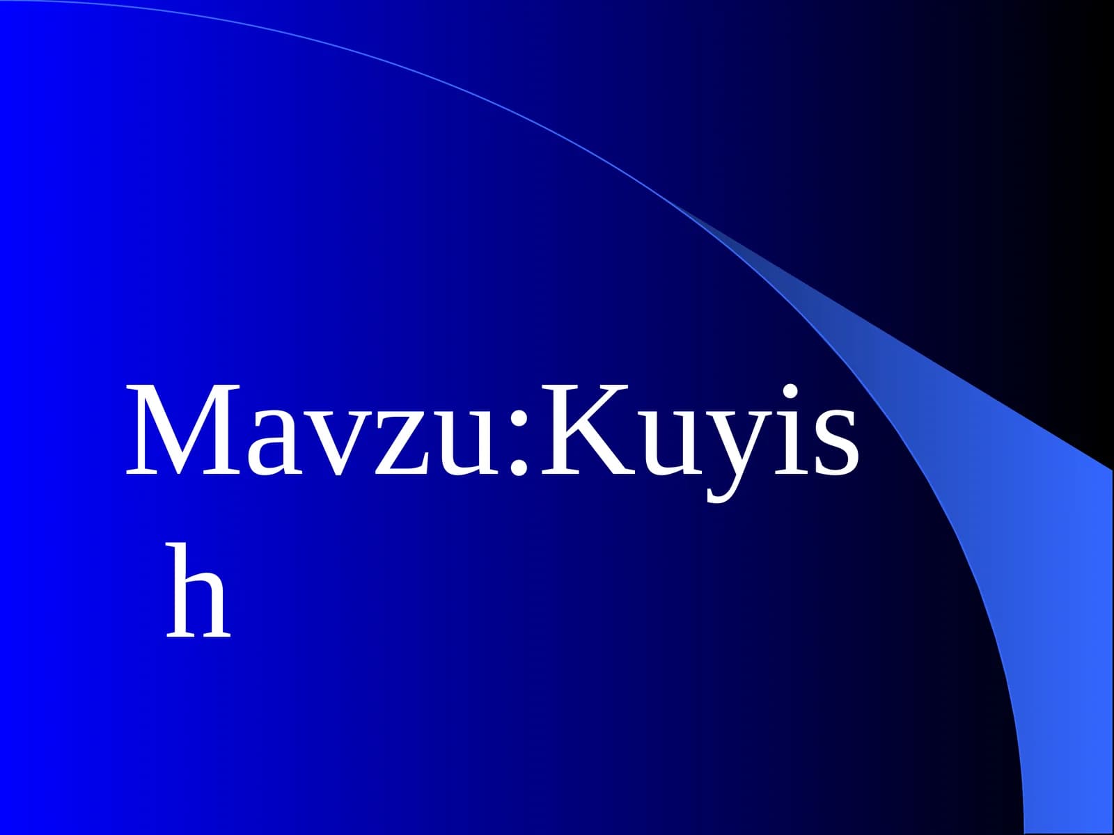Kuyish