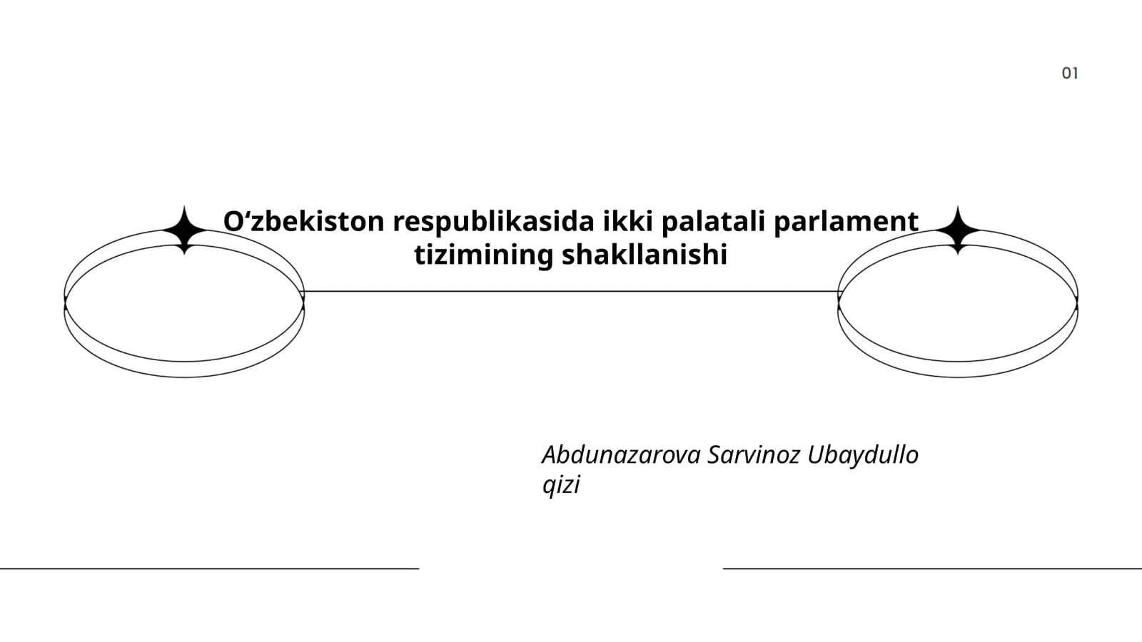 Oʻzbekiston respublikasida ikki palatali parlament tizimining shakllanishi