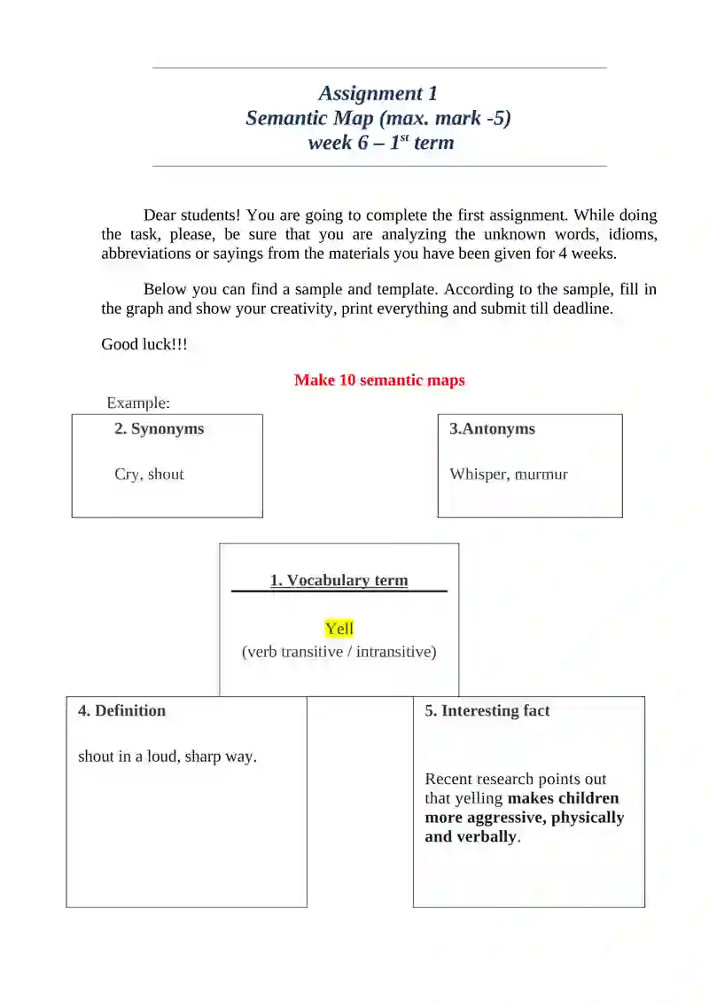 Assignment 1