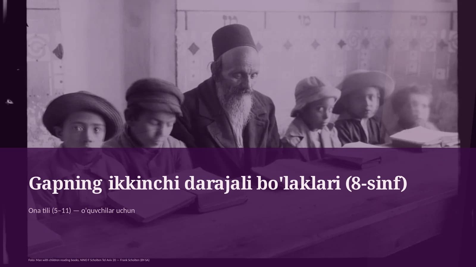 Gapning ikkinchi darajali bo'laklari (8-sinf)