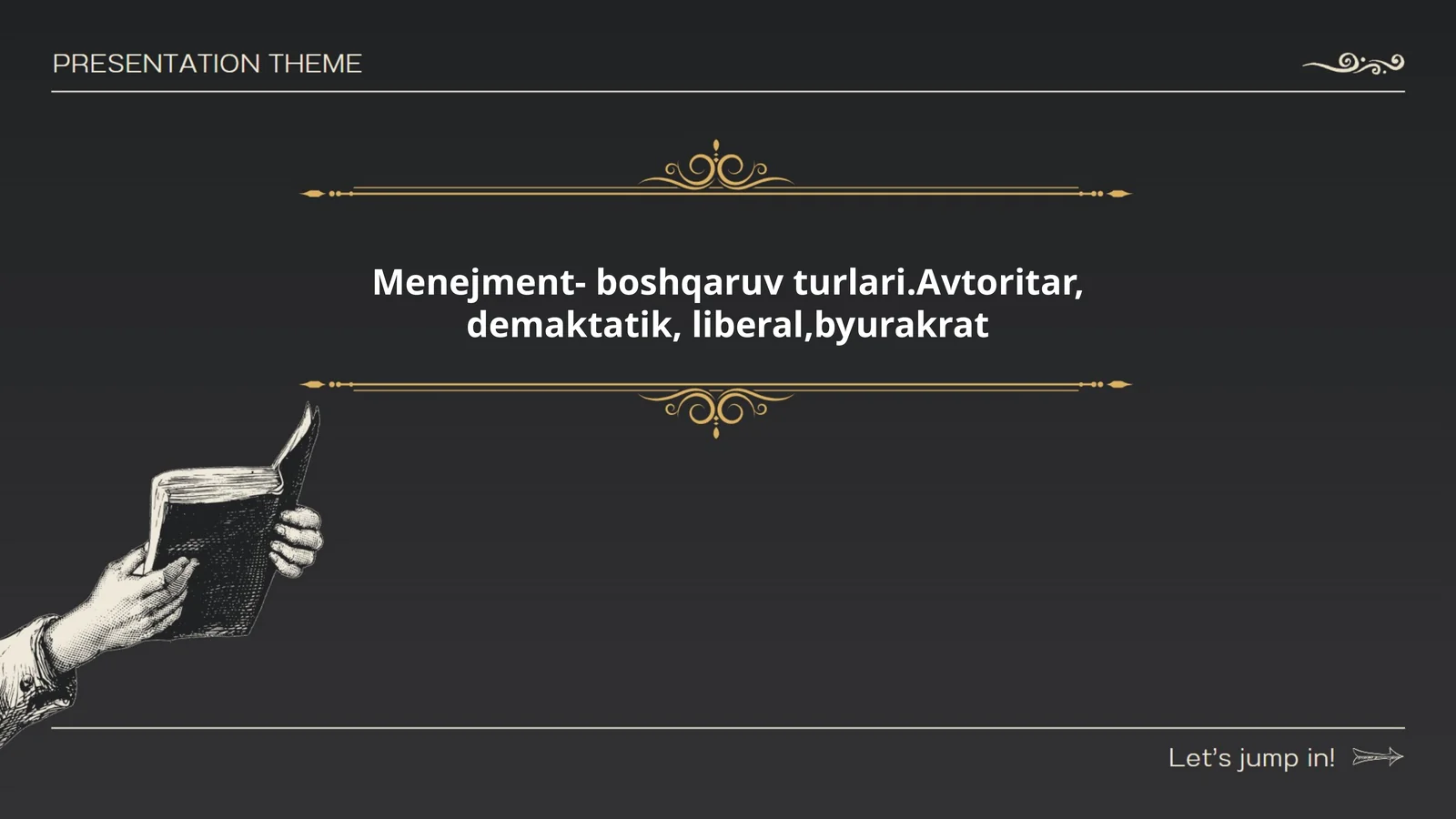 Avtoritar boshqaruv uslubi