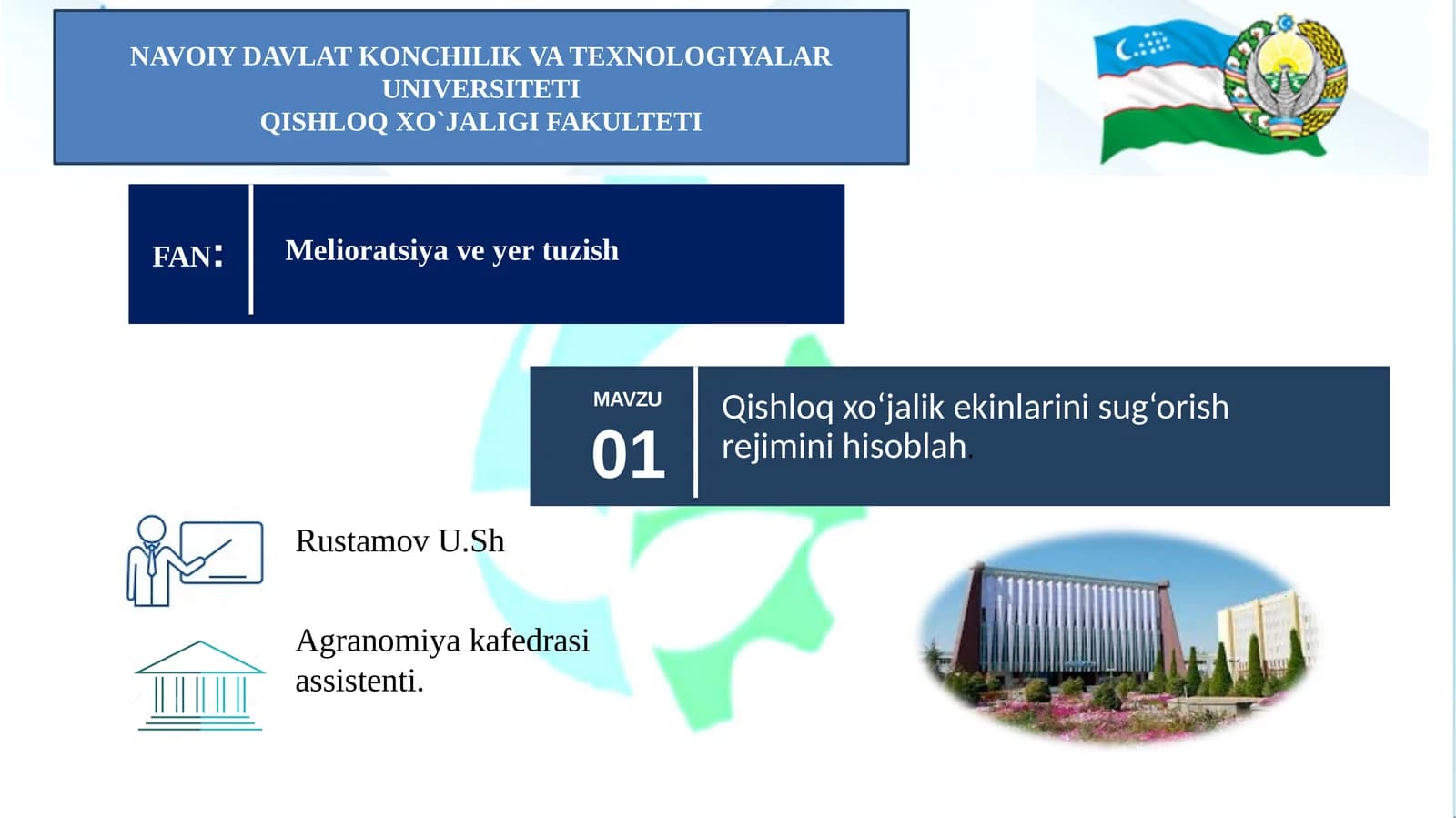 Melioratsiya va yertutish