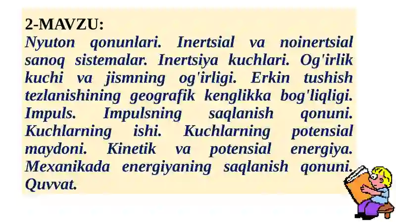Nyuton qonunlari