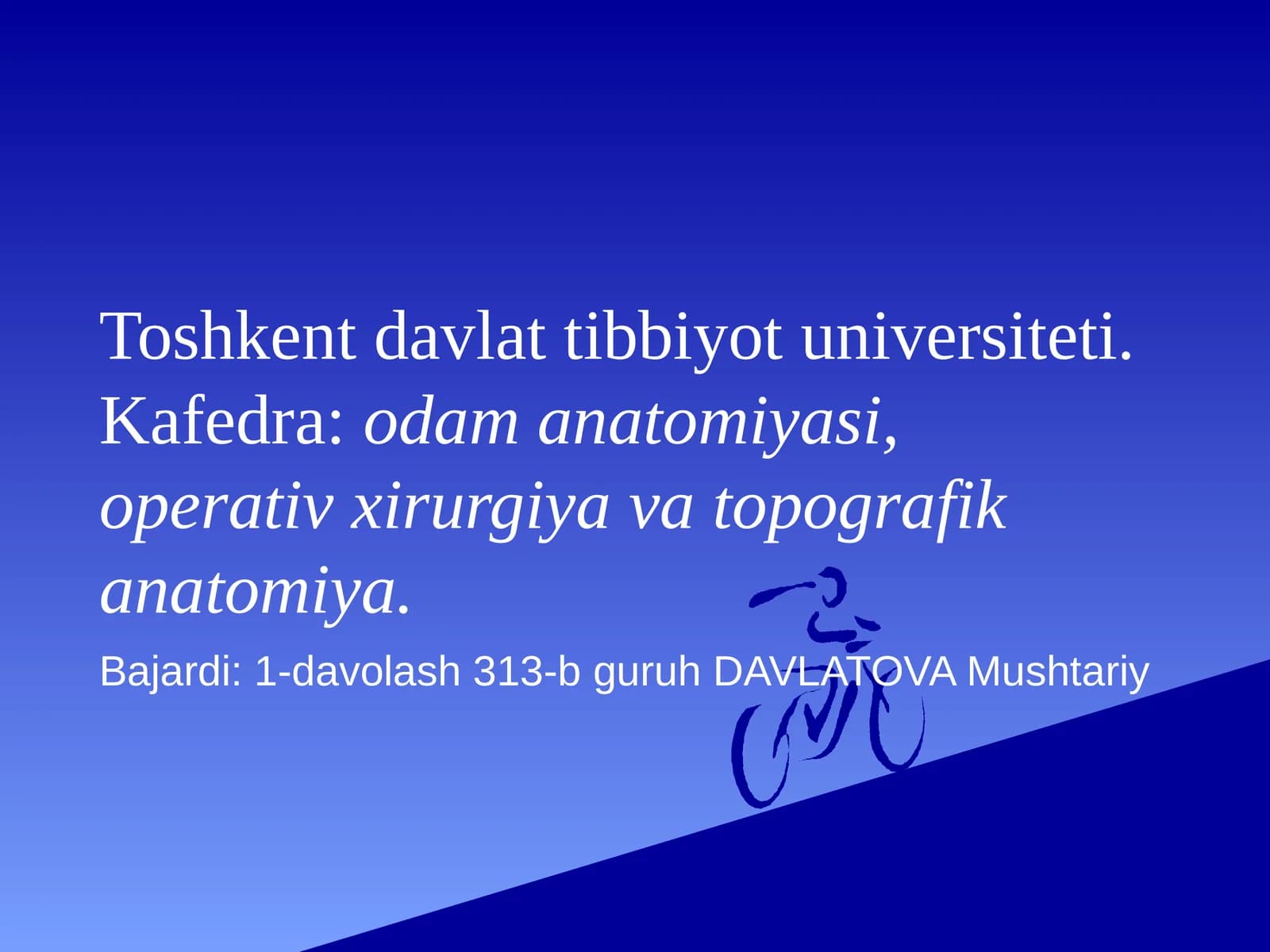 PIOM texnologiya va chanoq kletchatka bo‘shliqlarini drenajlash