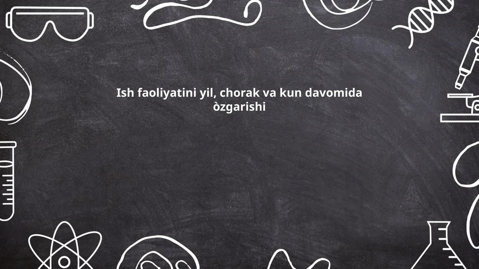 Ish faoliyatini rejalashtirish