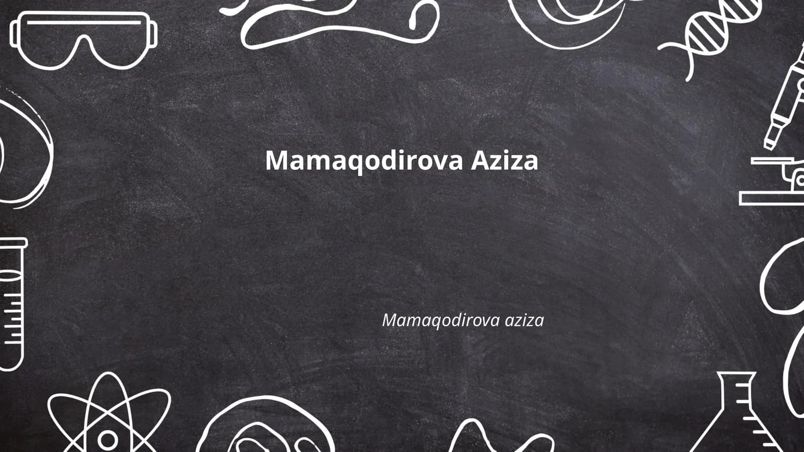 Mamaqodirova Aziza